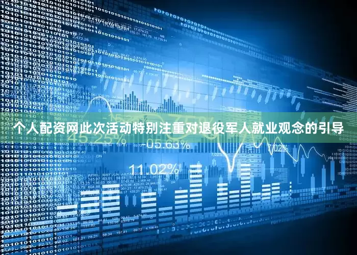 个人配资网此次活动特别注重对退役军人就业观念的引导